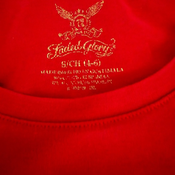 Faded Glory Red Graphic Long Sleeve and No Boundaries printed leggings. - Picture 2 of 9